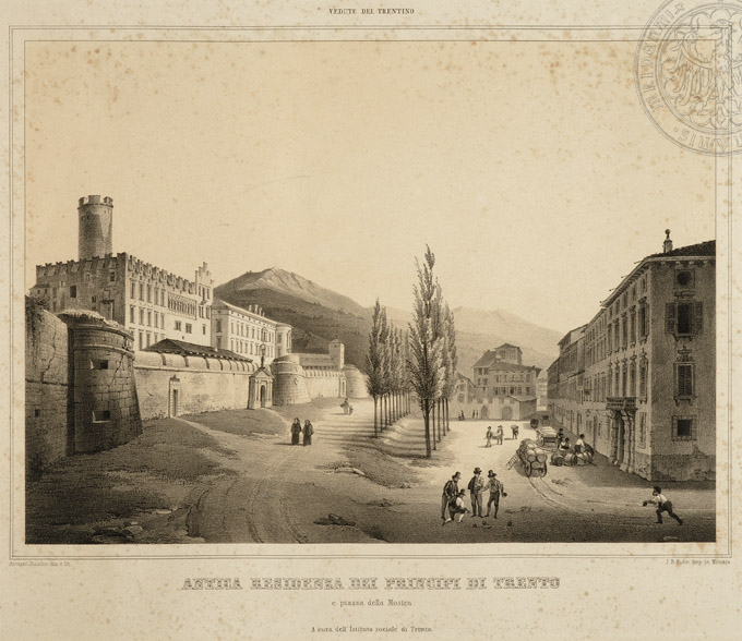Un\'immagine storica di Piazza della Mostra